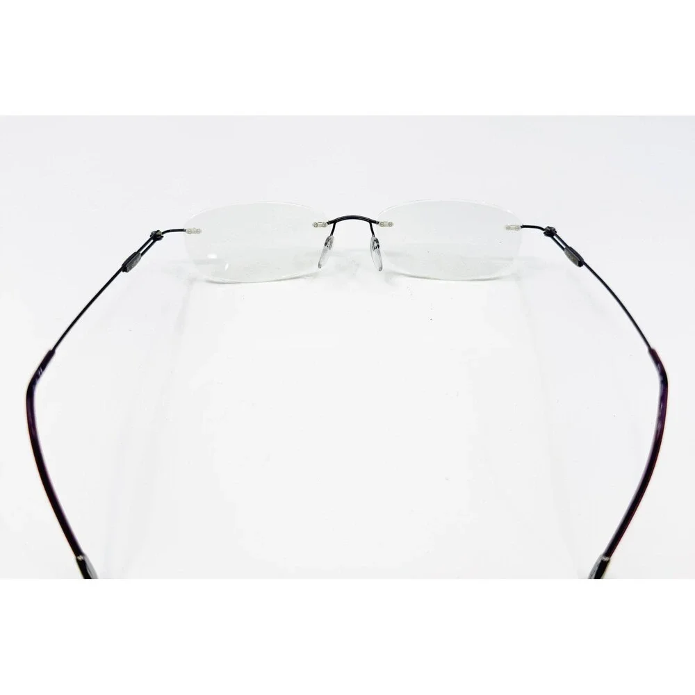 Silhouette Eyeglasses Unisex Purple Rimless Titan 7584 40 6084 19 150 51mm